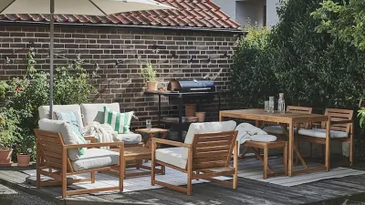 Покраска садовой мебели (столы, стулья, шезлонги)